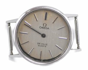 【OMEGA】オメガ DEVILLE デビル レディース プッシュ式リューズ 24ｍｍ クォーツ 中古品