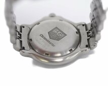 [中古品] 稼働品【TAG Heuer】タグホイヤー 6000シリーズ プロ 200ｍ WH5111 メンズ シルバー文字盤 クロノメーター 自動巻 中古品_画像9