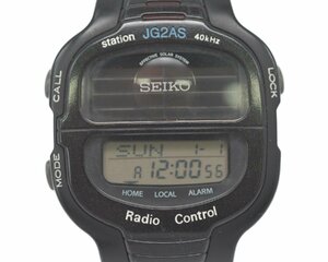 レアモデル【SEIKO】 セイコー デジタル M615-5000 JG2AS Radio Control station 40kHz クォーツ 中古品