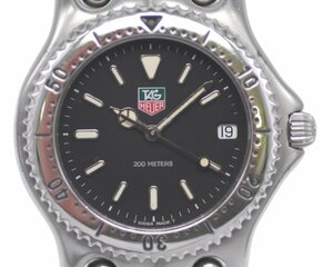 [中古品] 稼働品【TAG Heuer】タグホイヤー セル プロフェッショナル 200ｍ S99.306 メンズ ブラック文字盤 クォーツ 動作OK 中古品