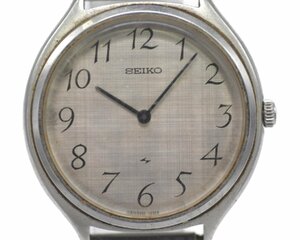 [中古品] 稼働品【SEIKO】セイコー シャリオ 2220-0300 34ｍｍ シルバーカラー 手巻 ヴィンテージ 稼働品 中古品