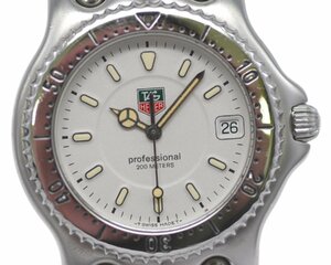 [中古品] 稼働品【TAG Heuer】タグホイヤー セル プロフェッショナル 200ｍ S99.006 メンズ 35mm デイト クォーツ 動作OK 中古品