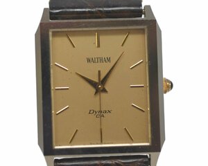 [中古品] 稼働品【WALTHAM】ウォルサム Dynax メンズ クォーツ ゴールドカラー 稼働品 中古品 ヴィンテージモデル