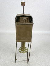 【●】本物！日本陸軍:『野戦用:携帯隠顕灯』・箱型蝋燭ランプ//Genuine！Japanese Army:『For field:portable light』・Box candle lamp_画像5