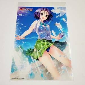 【新品】とらぶるダークネス　西連寺春菜　水遊び　A3クリアポスター　はるな　ハルナ　To LOVEる　矢吹健太朗【未開封・正規品】