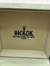 HICKOK ネクタイピン カフス アクセサリー セット ゴールド シルバー カラー_画像9