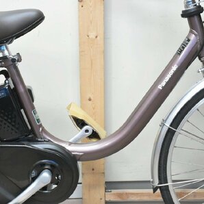 未使用品 パナソニック 電動アシスト自転車 ビビ・L BE-FL432T パールココアブラウン 24インチ バッテリー 12Ah Panasonicの画像5