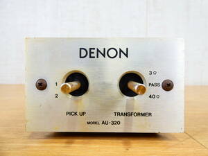 DENON デノン MC昇圧トランス AU-320 音響機器 オーディオ @60 (1)
