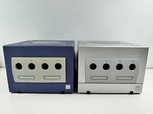 ♪【中古】Nintendo GAME CUBE 本体 DOL-001 2台 まとめ 任天堂 ゲームキューブ 動作未確認 ＠80(1)