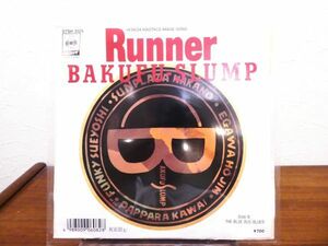 ●(G-30) 爆風スランプ 「 RUNNER / THE BLUE BUS BLUES 」 EPレコード 07SH 3125 @送料370円