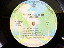 S) ●(R-24) LITTLE FEAT 「 FEATS DON'T FAIL ME NOW 」 LPレコード 国内盤 P-4527W @80_画像6