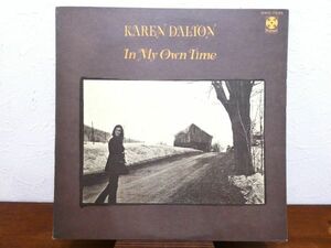S) KAREN DALTON カレン・ダルトン 「 IN MY OWN TIME 」 LPレコード 見本盤！ SWG-7535 @80 (R-11)