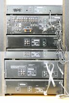 ▲KENWOOD ケンウッド システムミニコンポ T-7J A-5J GE-5J X-7J DP-7J 通電確認 ※ジャンク品 ＠160/140/140 3個口 (1)_画像5