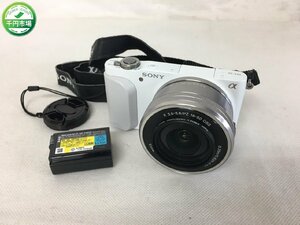 【D-1583】SONY ソニー　ミラーレス　一眼　カメラ　NEX-3N　レンズ PZ 16-50 F3.5-5.6　ジャンク【千円市場】