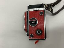 【YI-0940】希少 レッド Rollei ROLLEIFLEX Mini Digi ローライ ミニ デジタルカメラ 1:2.8 f=9mm 通電確認済 現状品【千円市場】_画像4