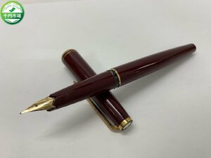 【O-6062】ヴィンテージ MONTBLANC モンブラン 万年筆 ペン先 585刻印 14Kボルドー系 現状品【千円市場】