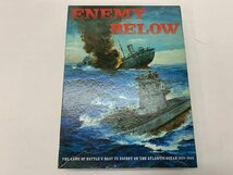 【H3-0599】レトロ 当時物 希少 ENEMY BELOW 眼下の敵 ツクダホビー HG・108 ボードゲーム 現状品【千円市場】_画像7