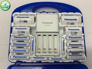 【WR-0029】Panasonic パナソニック 充電式ニッケル水素電池 eneloop 充電器セット BQ-CC53 通電確認済 現状品【千円市場】