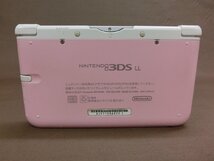 【WR-0040】任天堂 Nintendo 3DS LL 本体 ピンク×ホワイト ニンテンドー ゲーム機本体 初期化済み 現状品【千円市場】_画像5