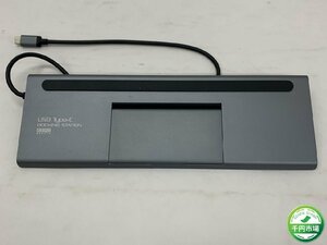 【WR-0016】サンワサプライ Type-C ドッキングステーション USB-CVDK8 HDMI/VGA対応 USBハブ現状品【千円市場】