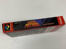 【H3-0826】SFC スーパーメトロイド SUPER METROID 箱 取扱説明書 操作カード付き ソフトなし【千円市場】_画像4