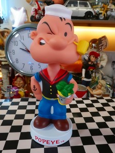  last 1 piece * Popeye sailor man Bob ru head doll yawing doll figure 