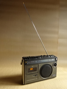 昭和レトロ SONY CF-1980 ソニー ラジオカセットレコーダー ラジカセ 動作未確認