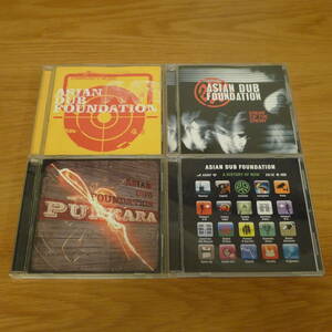 Asian Dub Foundation 国内盤4作セット Community Music, Enemy Of The Enemy, Punkara, A History Of Now