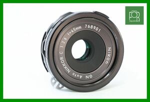 【同梱歓迎】【動作保証・点検済】良品■ニコン Nikon AI改 GN Auto NIKKOR・C 45mm F2.8■HHH413