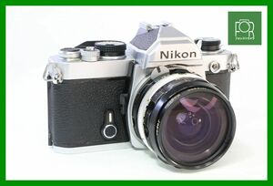 【同梱歓迎】実用■ニコン Nikon FM+28mm F3.5■シャッター全速・露出計完動■JJJ156