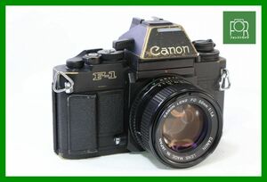 【同梱歓迎】完全実用■CANON CANON NEW F-1+NEW FD 50mm F1.4■シャッター全速・露出計完動■■NN751