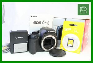 【同梱歓迎】【動作保証・点検済】良品■到着後即使える■Canon EOS X2 ボディ■バッテリー・チャージャー・16GB SDカード・元箱付き■1191