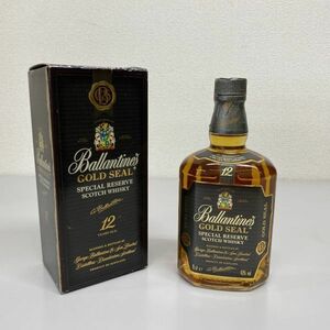 □古酒/Ballantine's(バランタイン)　GOLD SEAL12年　スコッチウイスキー　未開封品□