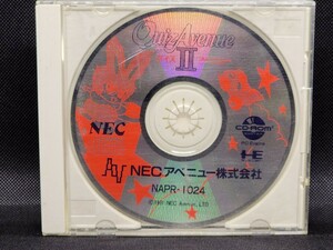 PC engine quiz avenue 2 QUIZ AVENUE Ⅱ② NEC used operation verification settled that time thing HEsystem CD-ROM PCE retro game 