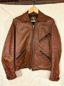 ピータースバック【30s Perfect leather garment co. レザースポーツジャケット】 BUCOBECKピータースatlast506XX大戦ビンテージ40s50s