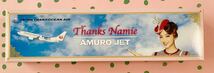 安室奈美恵 飛行機 AMURO JET モデルプレーン ボーイング 737-800 木製台座タイプ JAL アムロジェット _画像2