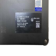 【訳あり】 FUJITSU ARROWS Tab Q738/SE 第7世代 Core i3 7130U 2.7GHz 4GB SSD 128GB Bluetooth カメラ Windows10Pro タブレットPC I181_画像7