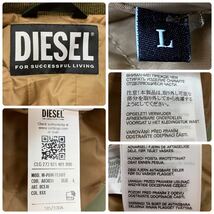 【奇跡のほぼ未使用】ディーゼル DIESEL ボンバージャケット ブルゾン ボア 切替 キルティング リブ L 実寸XL相当_画像7