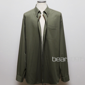 アメリカ購入品 USED品 L.L.Bean エルエルビーン ビックサイズ ボタンダウン シャツ カーキ XL