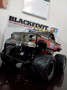 タミヤ　ブラックフット　2016 カスタム車　未走行車　17T仕様 フルベアリング　TAMIYA BLACK FOOT