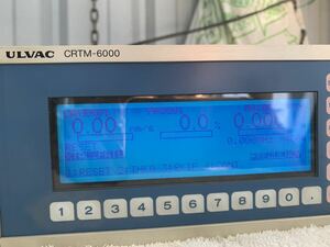ff223 ULVAC CRTM-6000】 水晶振動式成膜コントローラー☆中古現状品