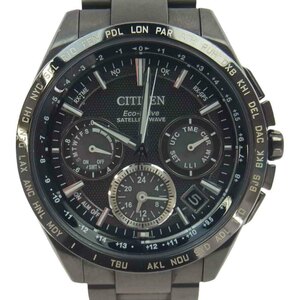 CITIZEN シチズン CC9017-59E ATTESA アテッサ エコドライブ ソーラー 腕時計 ウォッチ ブラック系【中古】