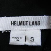 HELMUT LANG ヘルムートラング 16-4305033 変形 バックジップ ノースリーブ ワンピース ブラック系 S【中古】_画像4