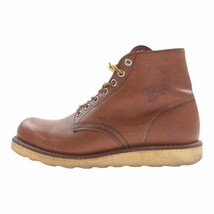 RED WING レッドウィング 8166 8166 6inch CLASSIC PLAIN TOE プレーン トゥ オロ ラセット ブーツ ブラウン系 US7D【中古】_画像2