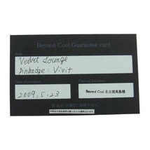 Velvet Lounge ヴェルヴェットラウンジ VLZ029 ビヨンクールギャランティ付属 PINBADGE ヴィヴィッド ピンバッジ【中古】_画像5