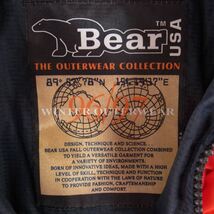 ベアー Bear リバーシブル ナイロン ダウン ジャケット レッド系 ネイビー系 S【中古】_画像6