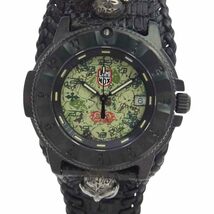 BILL WALL LEATHER ビルウォールレザー × LUMINOX ギャランティ付属 V2 CAMO ルミノックス別注 2グッドラックスカル 時計【中古】_画像1