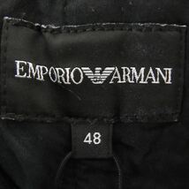 Emporio Armani エンポリオ・アルマーニ 3H1GN5 ハニカムジャガード ハウンドトゥース ドローコード イージー パンツ 48【中古】_画像3