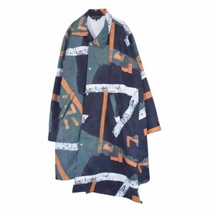 COMME des GARCONS HOMME PLUS Comme des Garcons Homme pryus18AW PB-J085 total pattern .. twist coat multicolor series L[ used ]