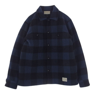 NEIGHBORHOOD ネイバーフッド 122-ARNH-SHM06 RANCH WEAR ランチウェア ウール 裏地キルティング チェック 中綿 ジャケット XL【中古】